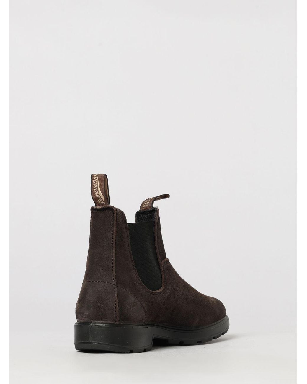 Blundstone Black 2610 Suede Chelsea Boots With Rubber Sole for men