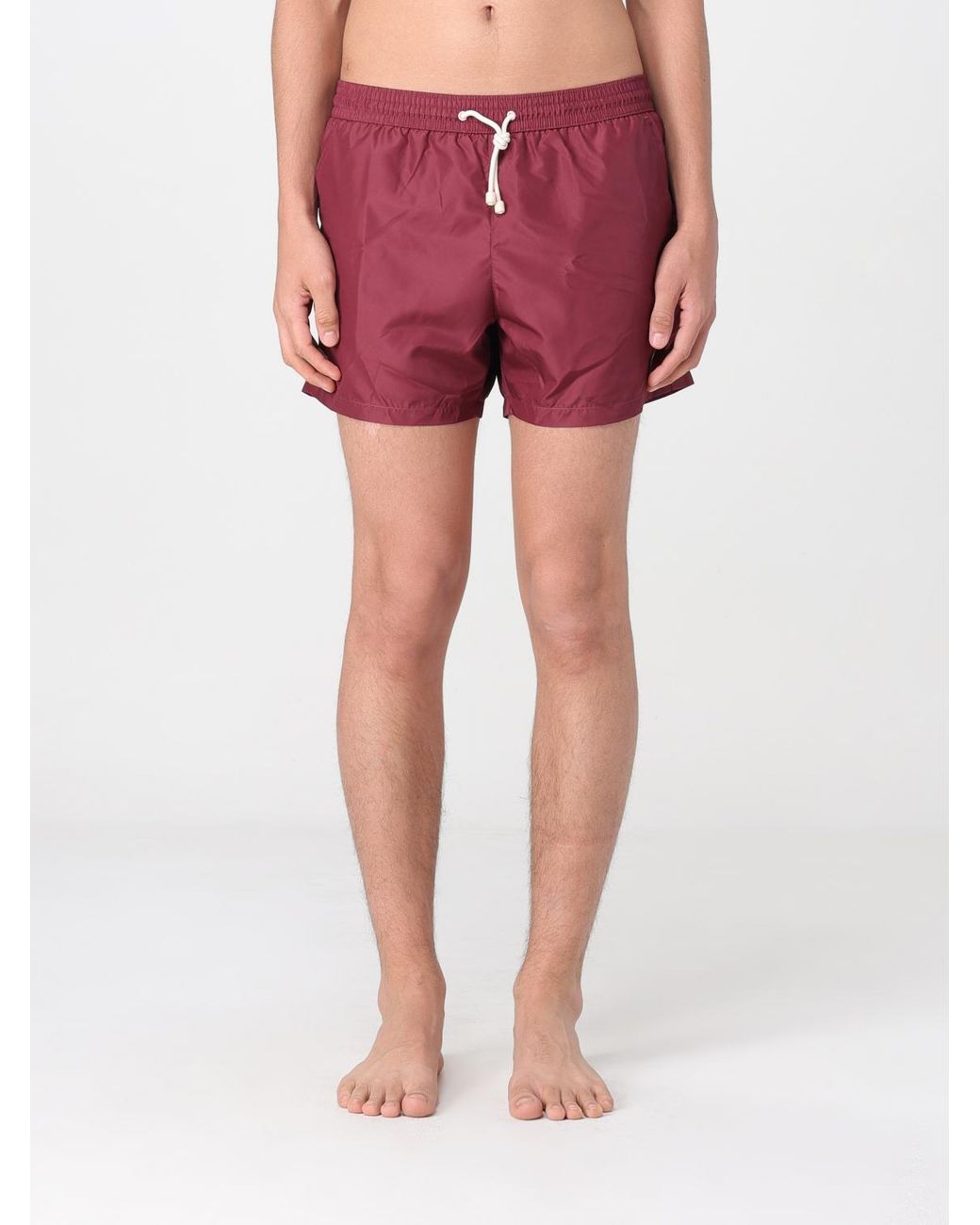 Kampos Red Polyester Swimsuit for men