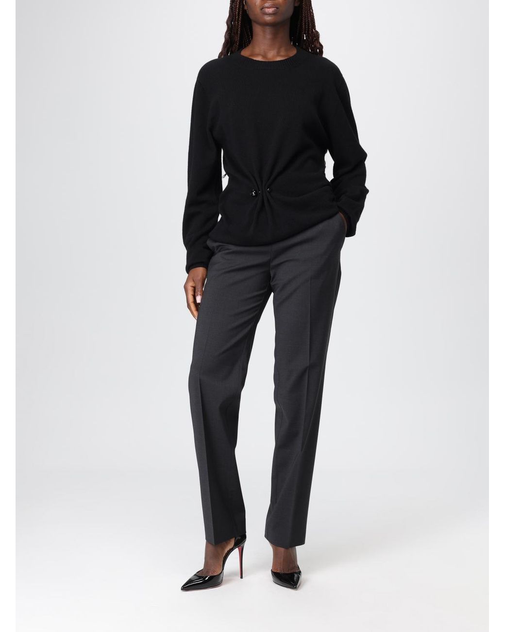 Alberta Ferretti Black Trousers