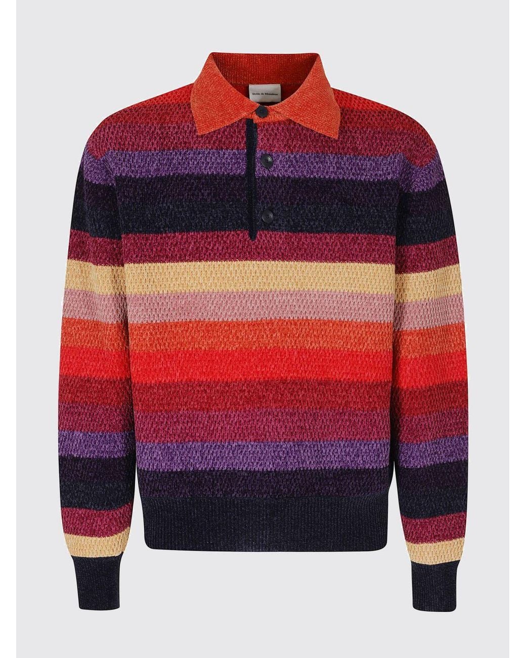 Drole de Monsieur Red Polo Shirt for men