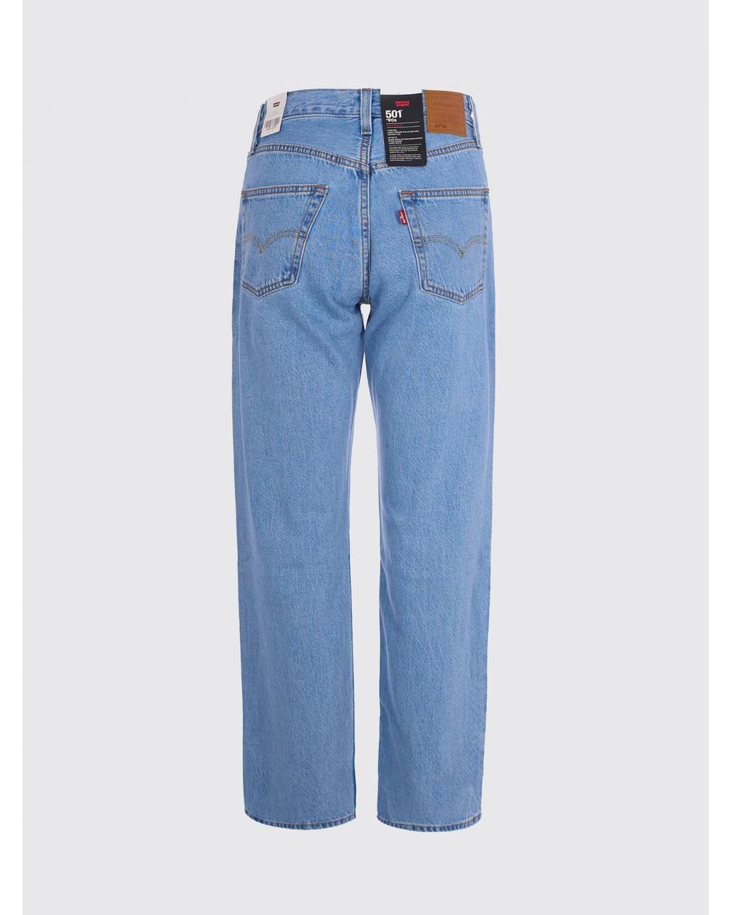 Levi's Blue 501 Straight Jeans