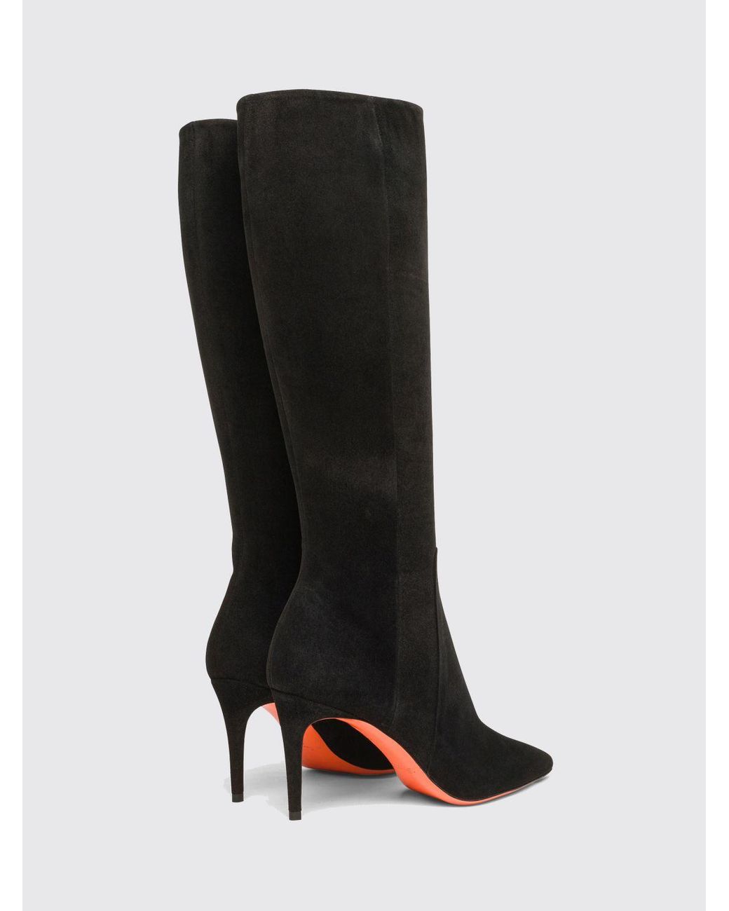 Santoni Black Boots