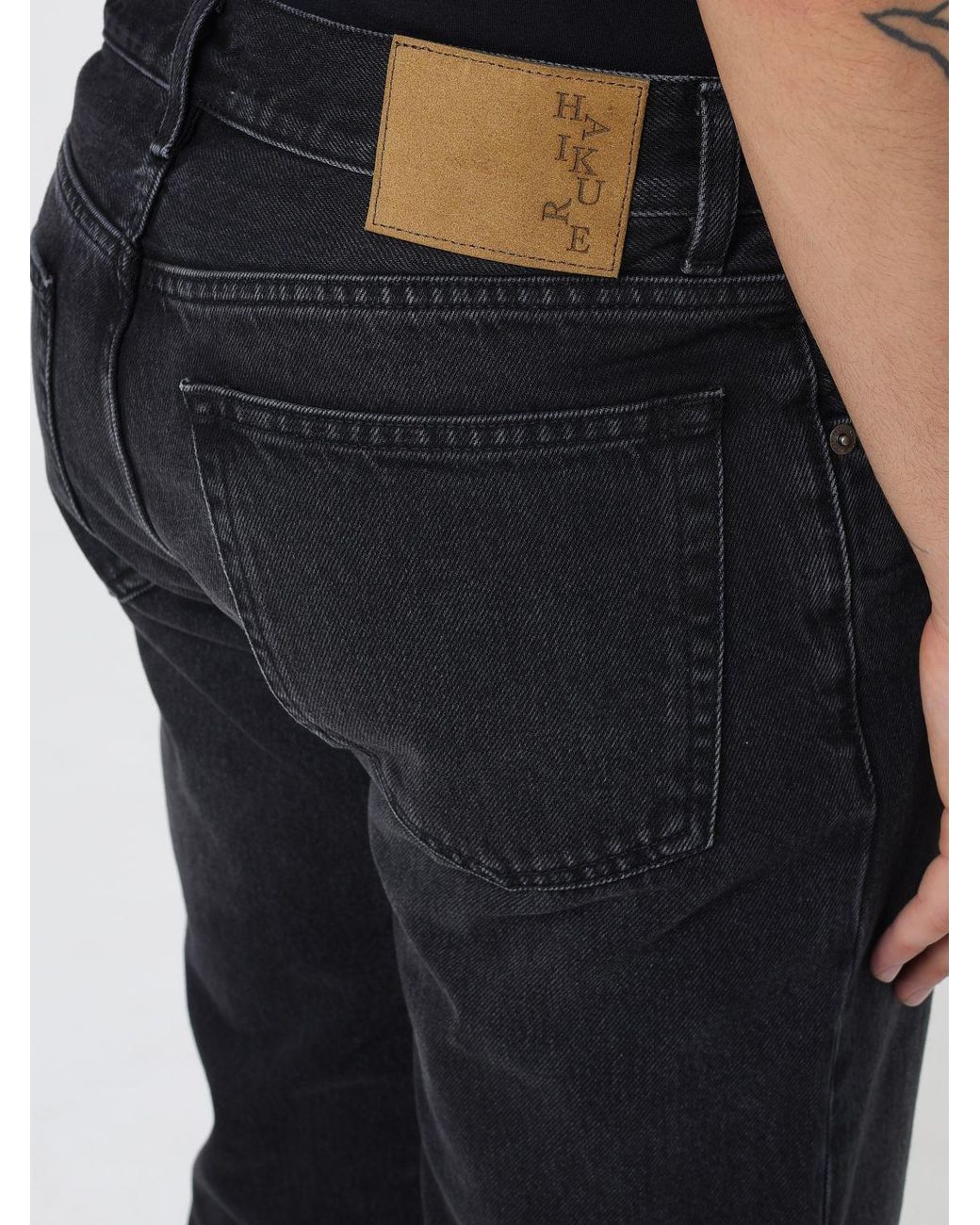 Haikure Black Jeans for men