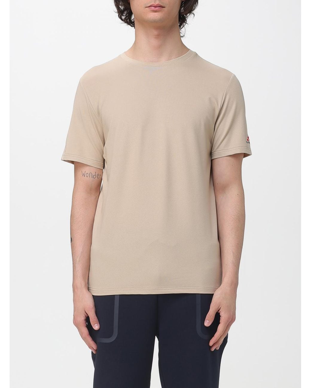 Peuterey Natural Cotton Blend Basic T-Shirt for men