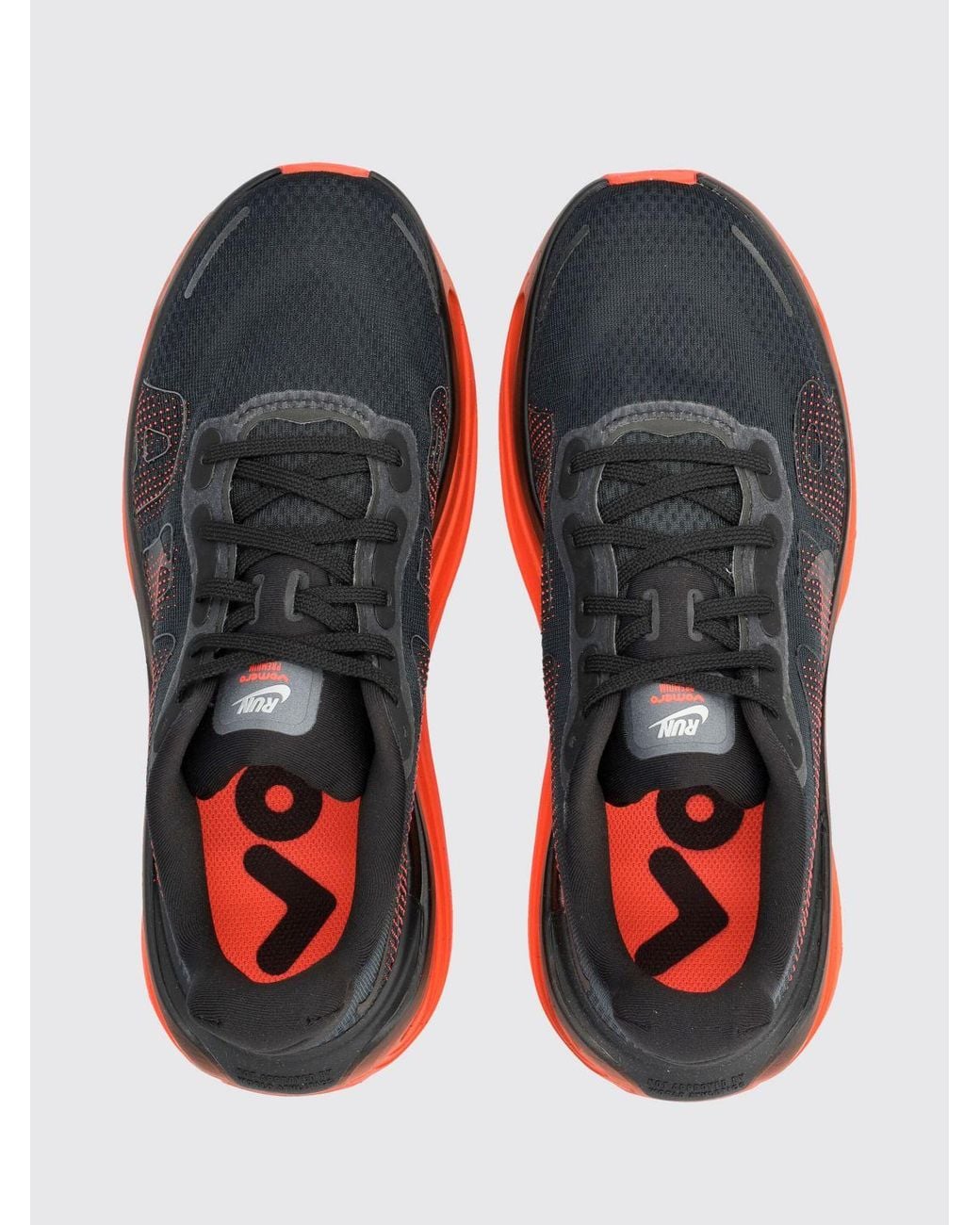 Nike Red Vomero Premium Mesh And Technical Fabric Sneakers With Chunky Sole for men