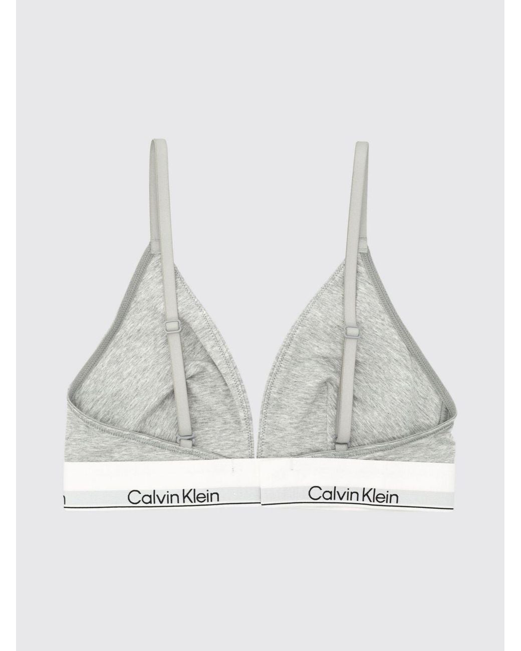 Calvin Klein White Triangle Bra