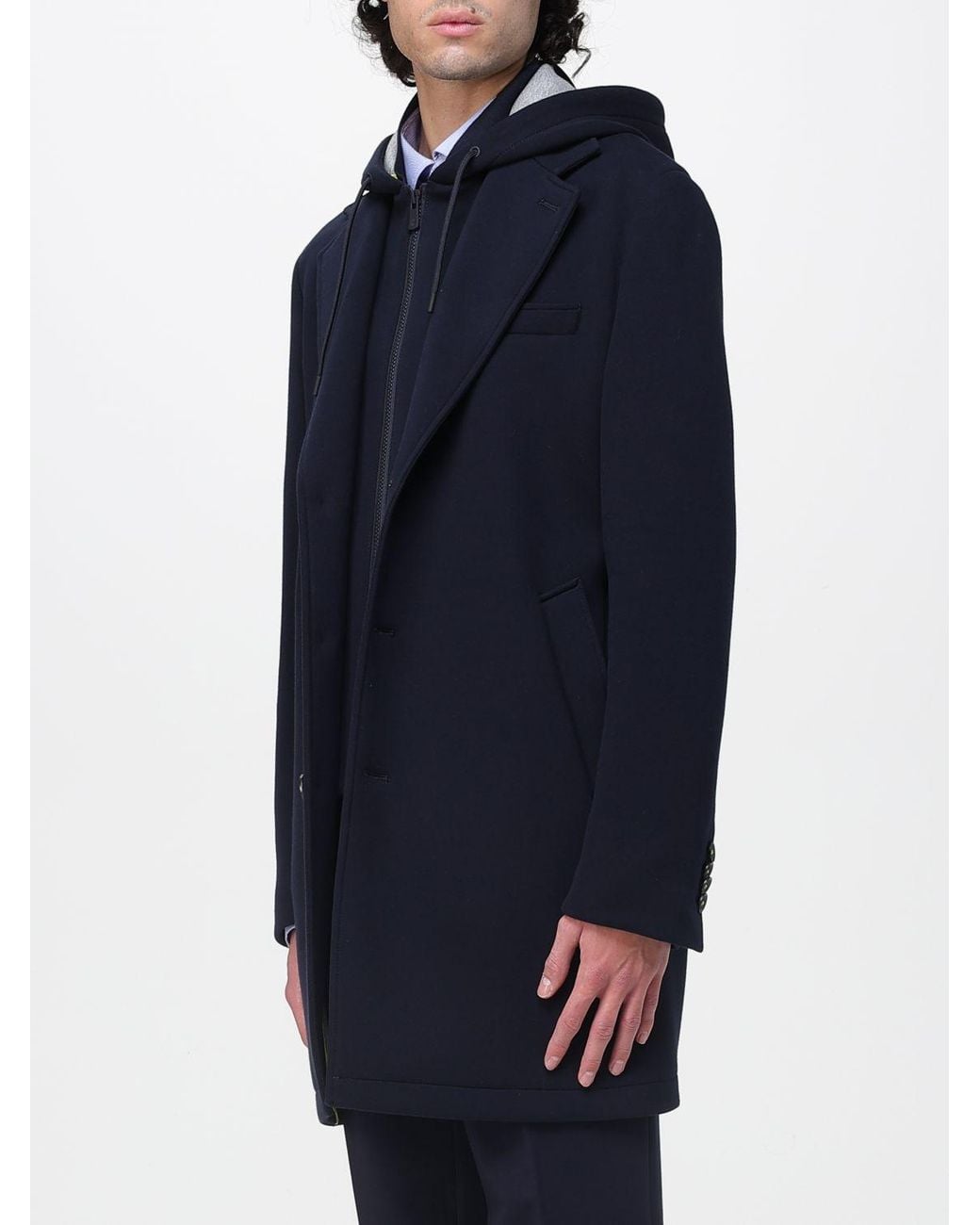 Manuel Ritz Blue Coat for men