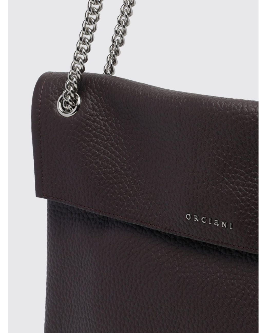 Orciani Black Venus Medium Shoulder Bag