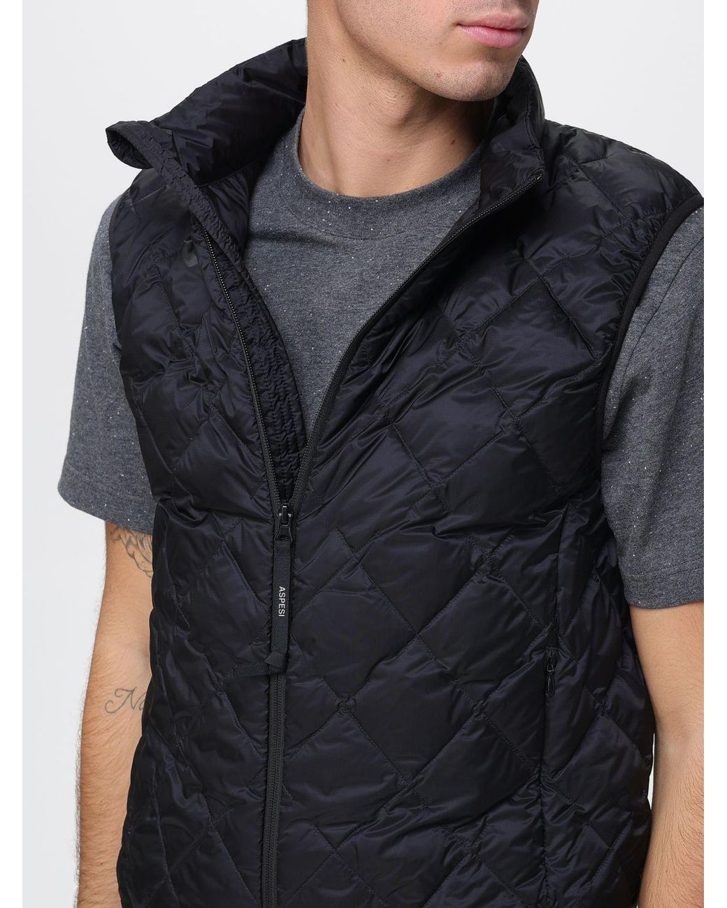 Aspesi Blue Waistcoat for men
