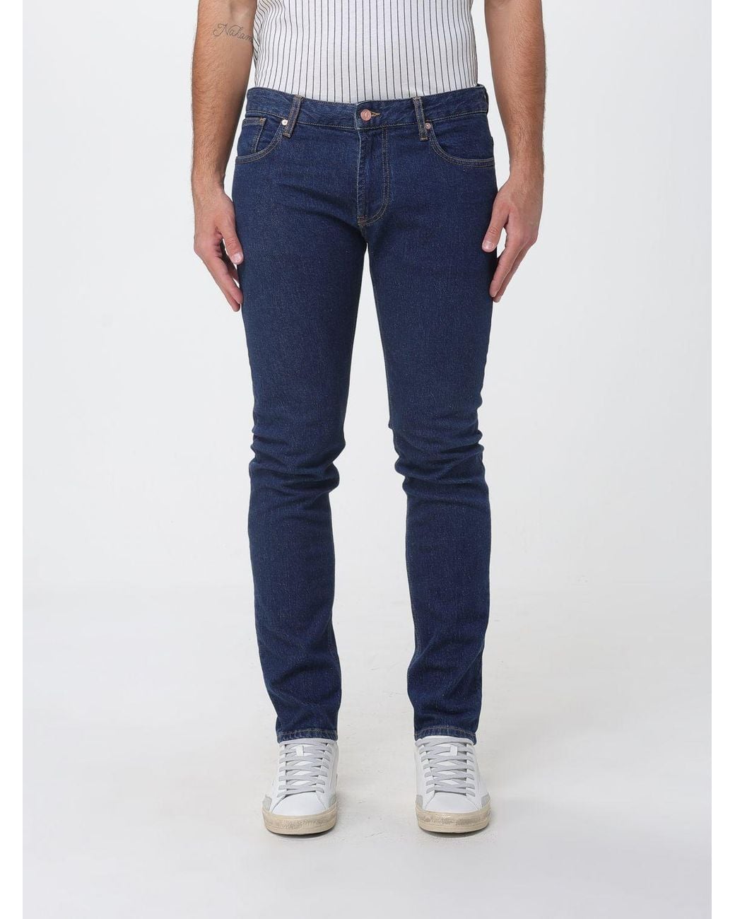 Armani Jeans Blue J06 Skinny Fit Denim Jeans for men