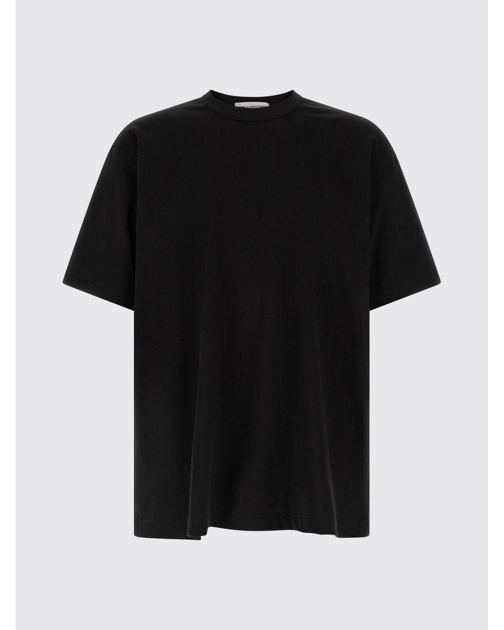 Comme des Garçons Black Cotton T-Shirt for men