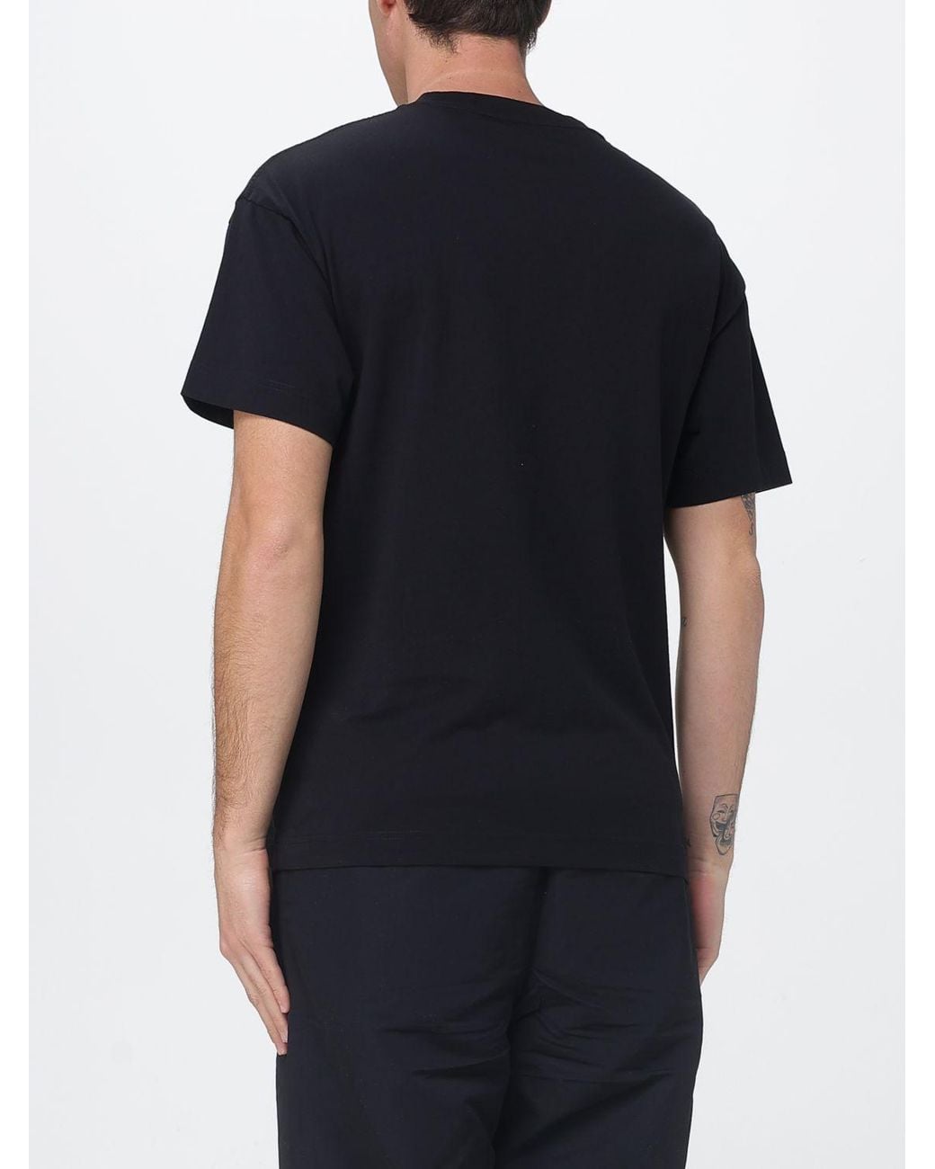 Palm Angels Black Teddy Cotton T-Shirt for men
