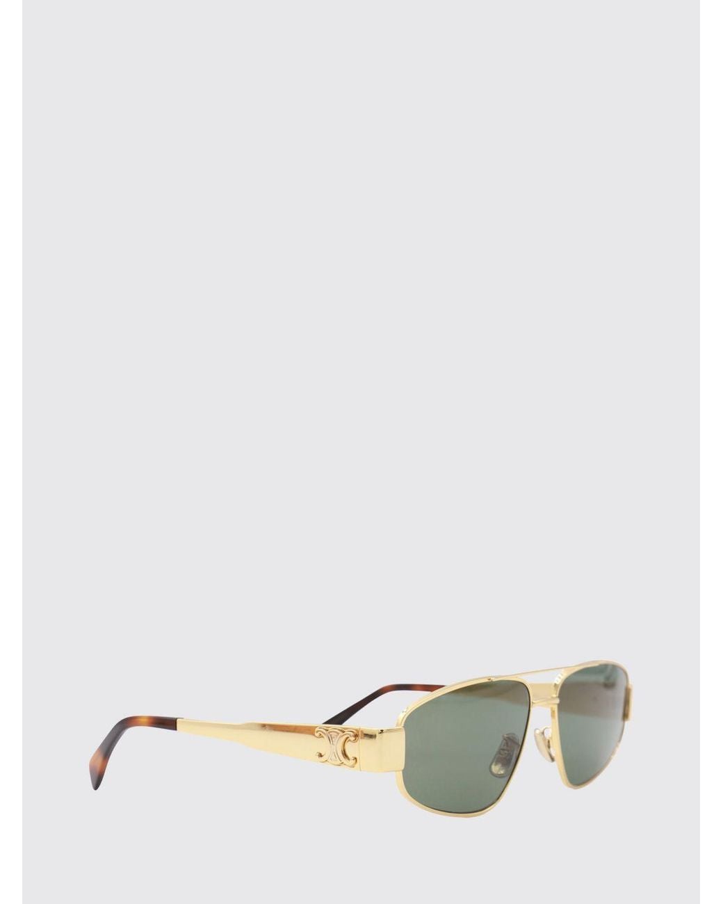 Céline Metallic Metal Sunglasses With Double Bridge for men