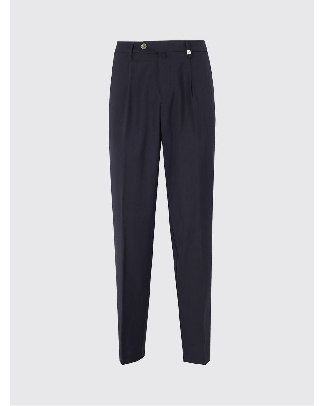 Myths Blue Wool Tailored Trousers for men