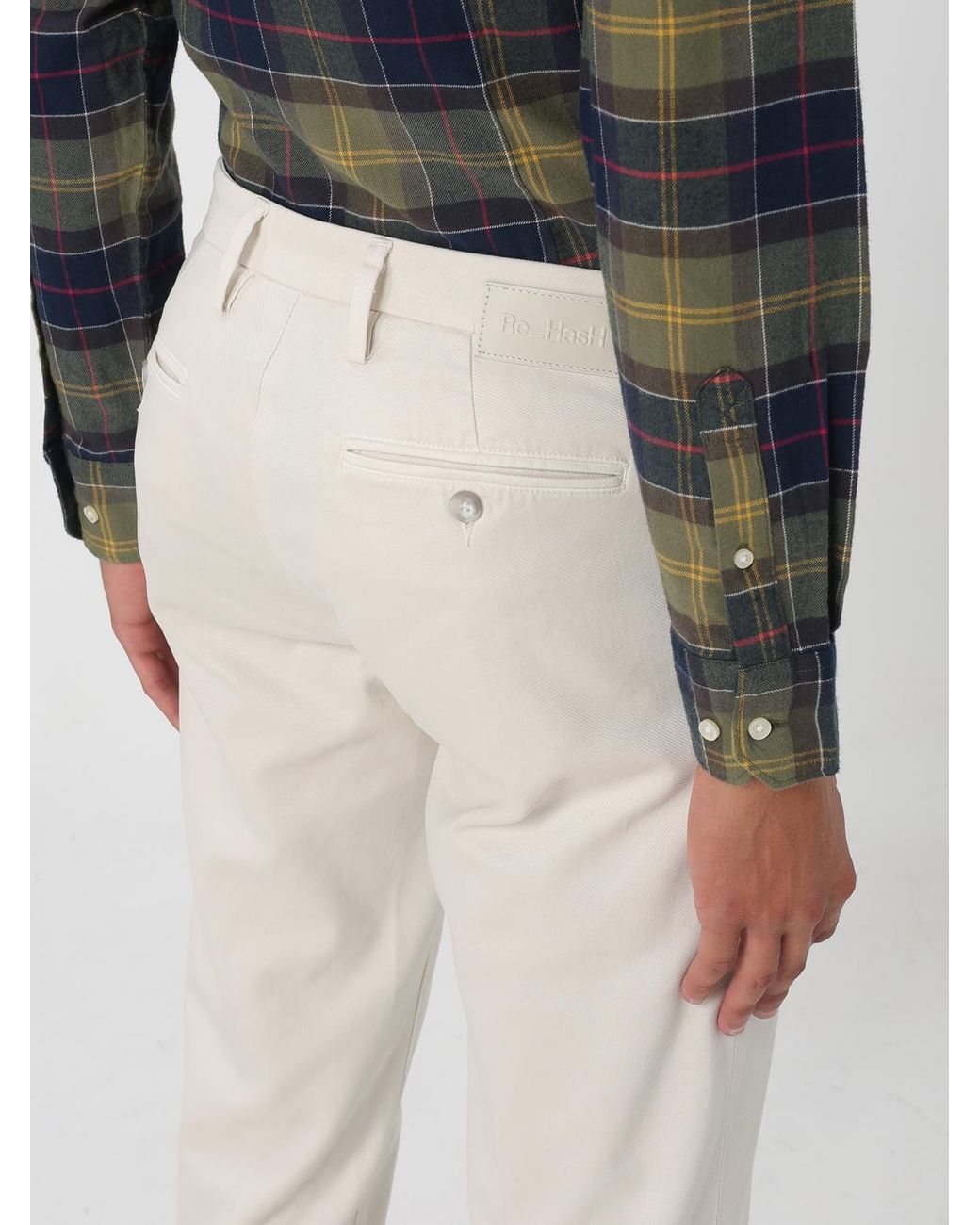 Re-hash White Trousers for men