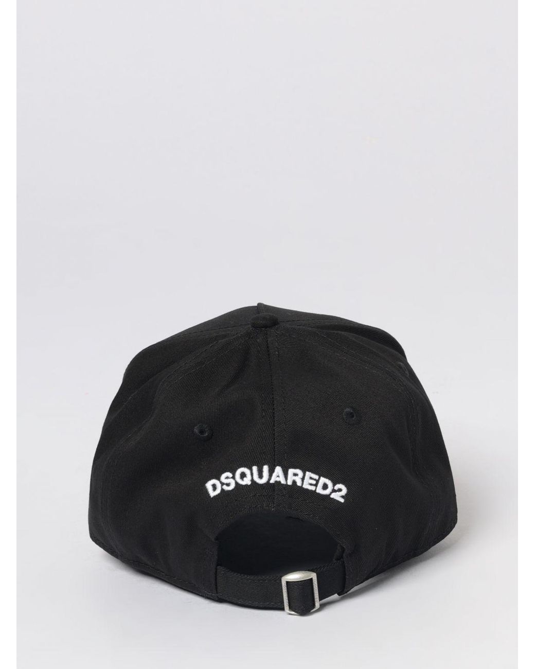 DSquared² Icon Logo Baumwoll-Baseballkappe in Black für Herren