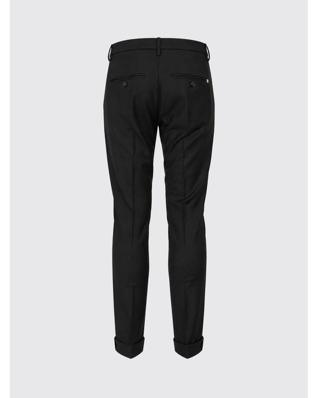 Dondup Black Gaubert Slim Fit Sartorial Pants for men