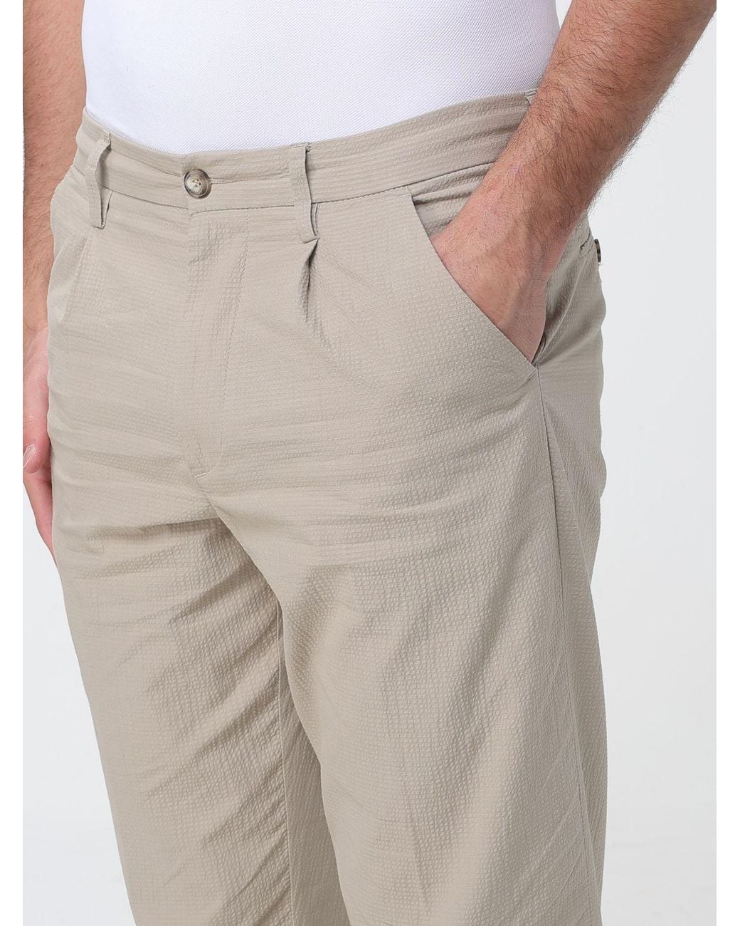 Re-hash Natural Pants for men