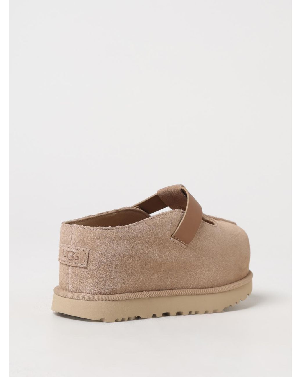 Ugg Natural Goldenstar Hi Suede Sabots