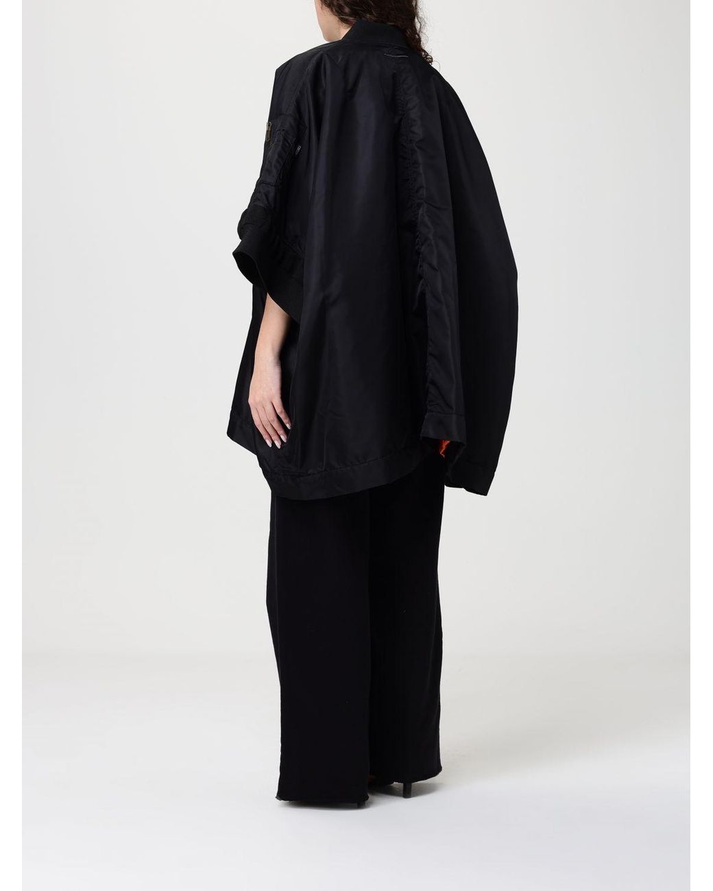 MM6 by Maison Margiela Blue Nylon Cape