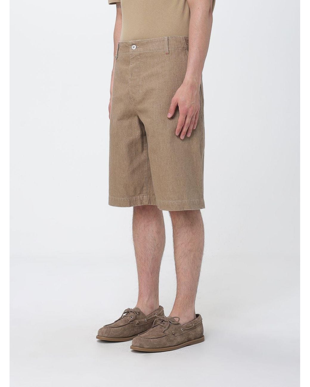 Jacquemus Natural Cotton Shorts for men