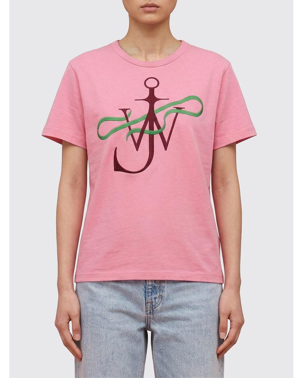 J.W. Anderson Pink Cotton T-Shirts
