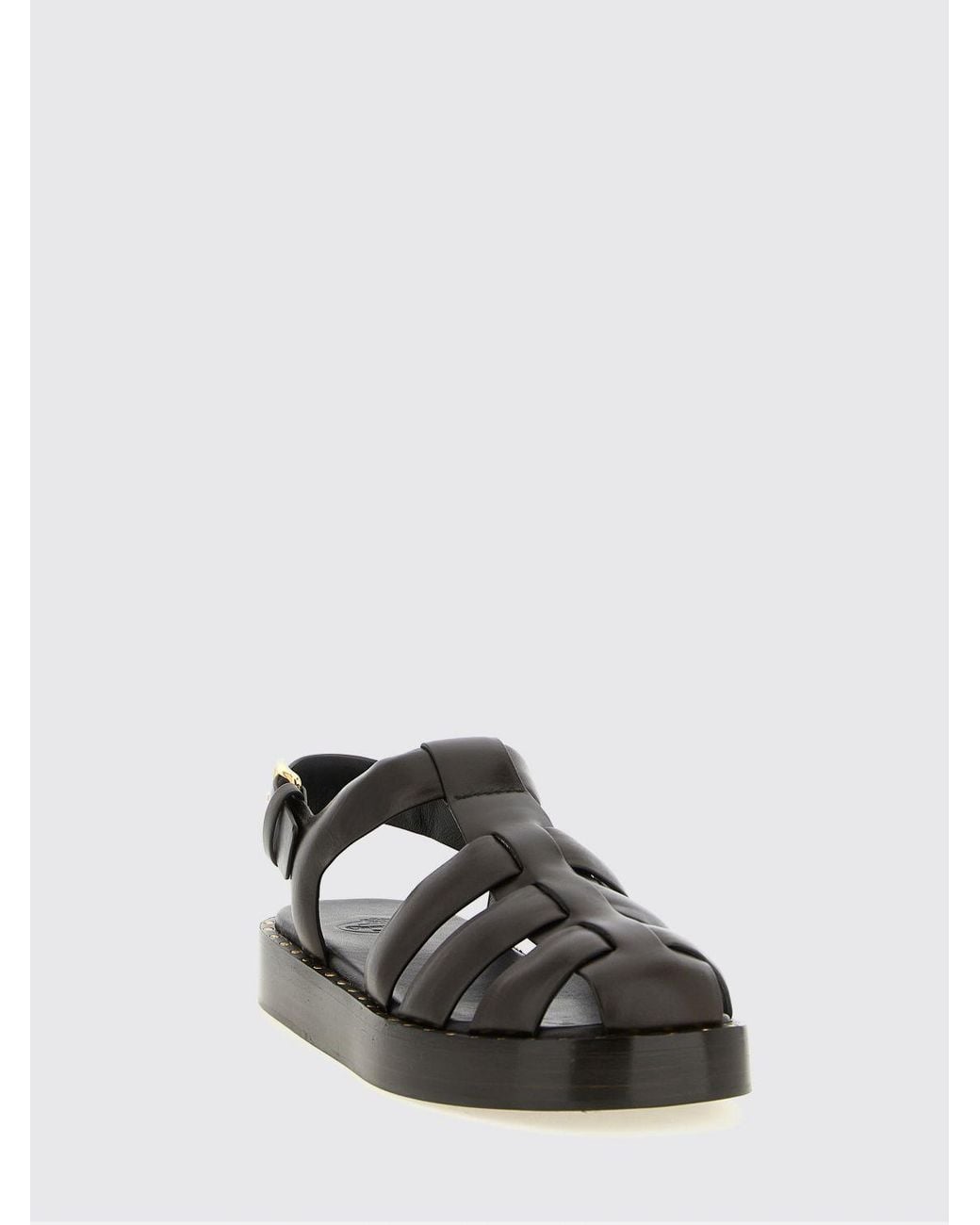 Church's Black Leather Sandals