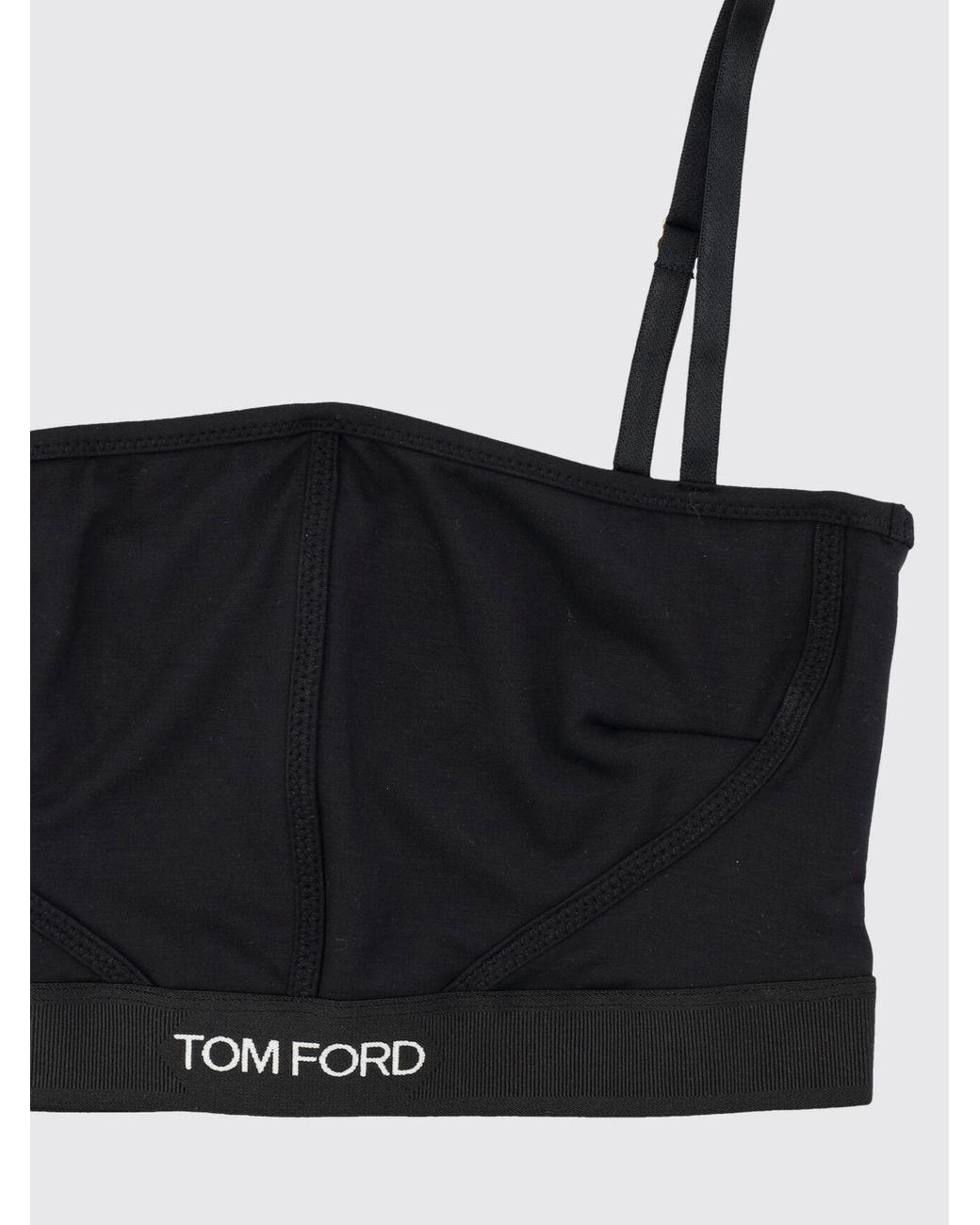 Bralette De Modal Tom Ford de color Black