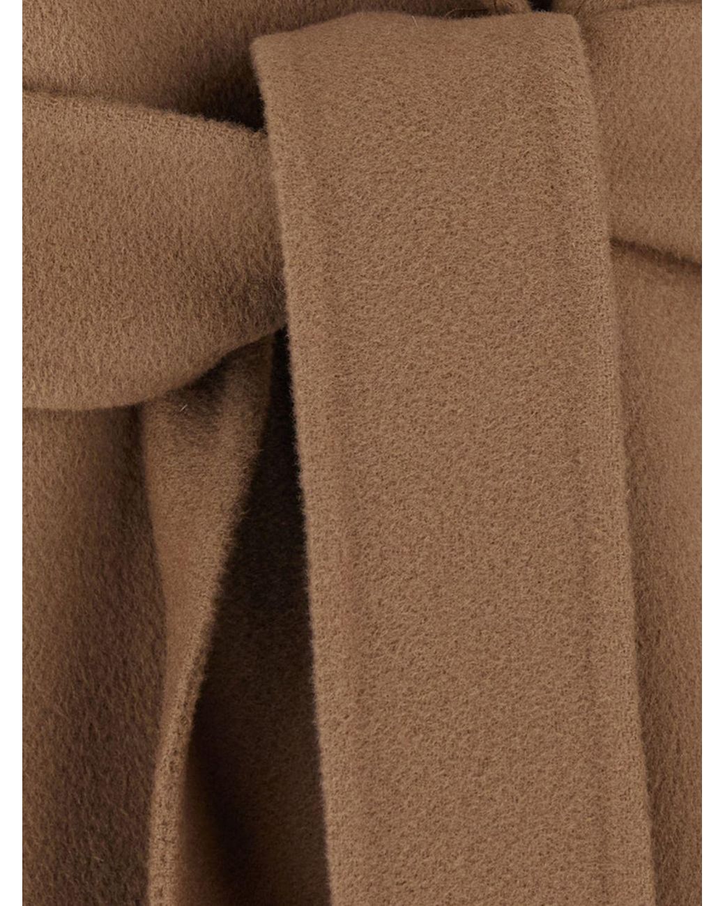 Max Mara Natural Long Belted Robe Coat