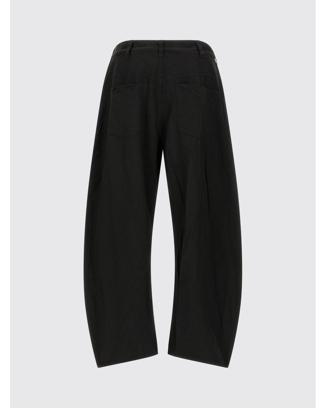 Comme des Garçons Blue Comme Des Gar&Ccedil	Ons Mid-Rise Wide-Leg Baggy Twill Trousers for men