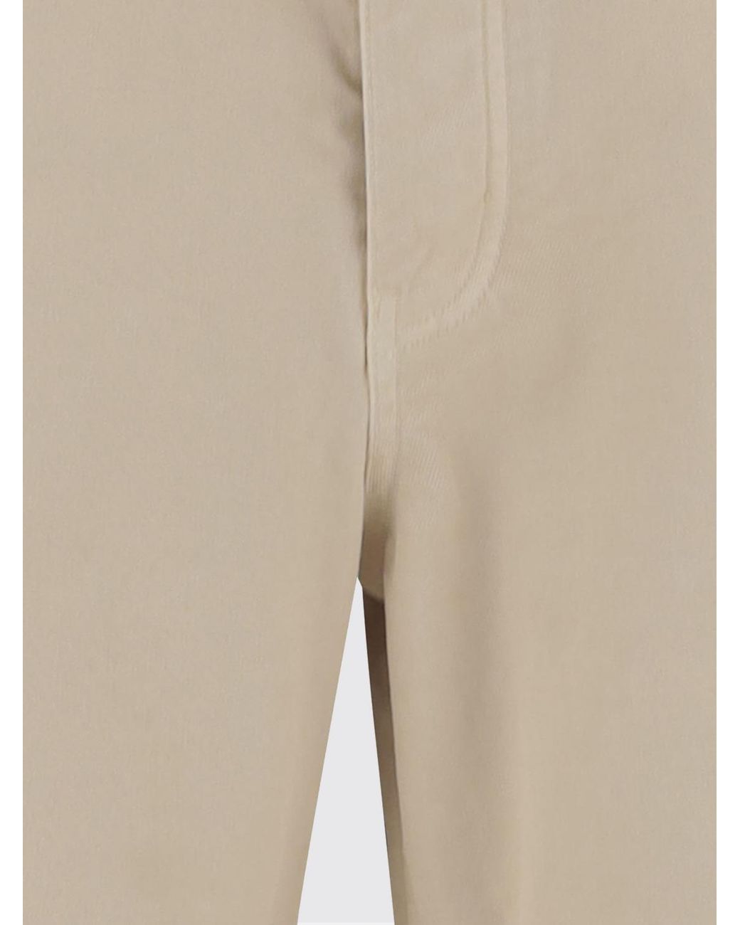 Burberry Natural Cotton Wide Leg Trousers for men