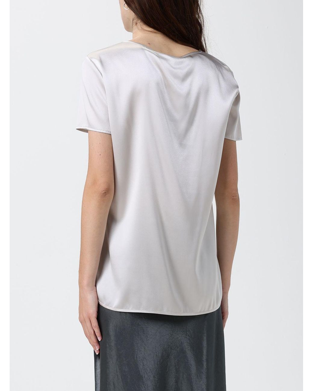 Max Mara White Silk Blouse