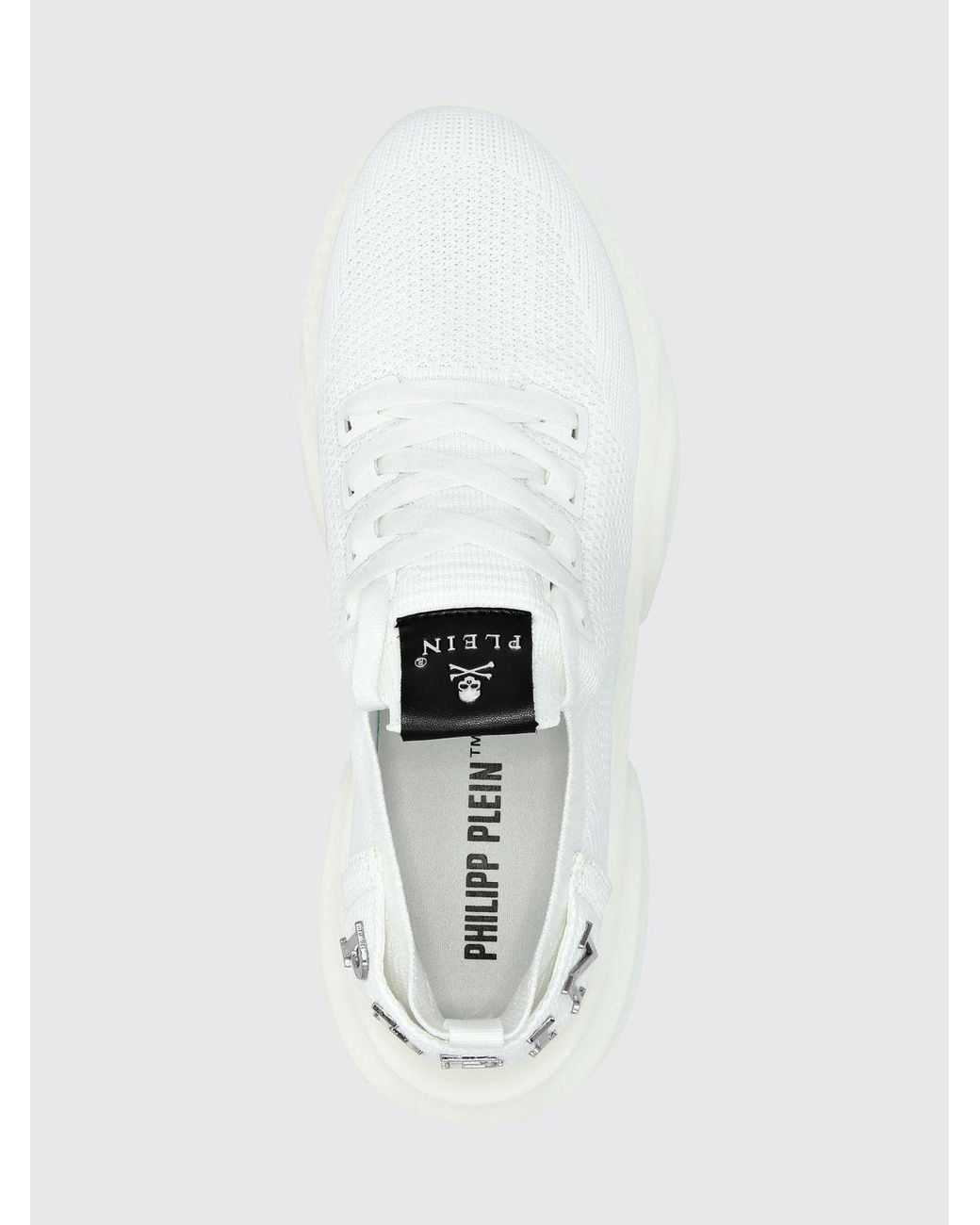 Philipp Plein White Low-Top Sneakers for men