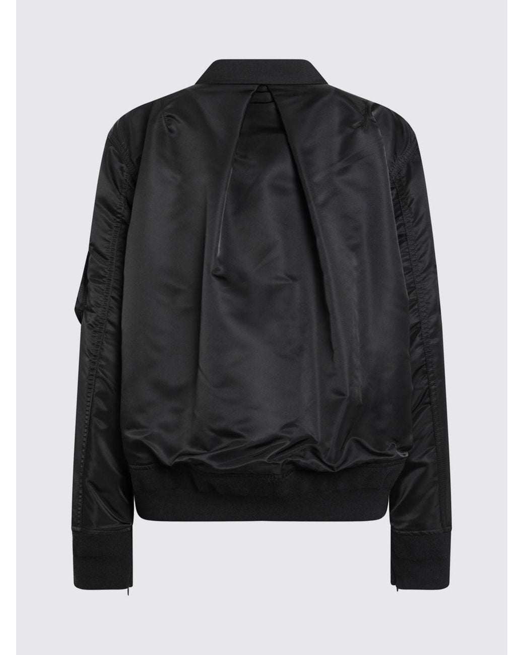 SACAI X CARHARTT WIP Black Double-Breasted Short Blazer