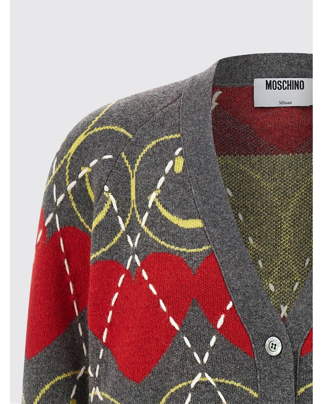 Moschino Couture Red Cardigan