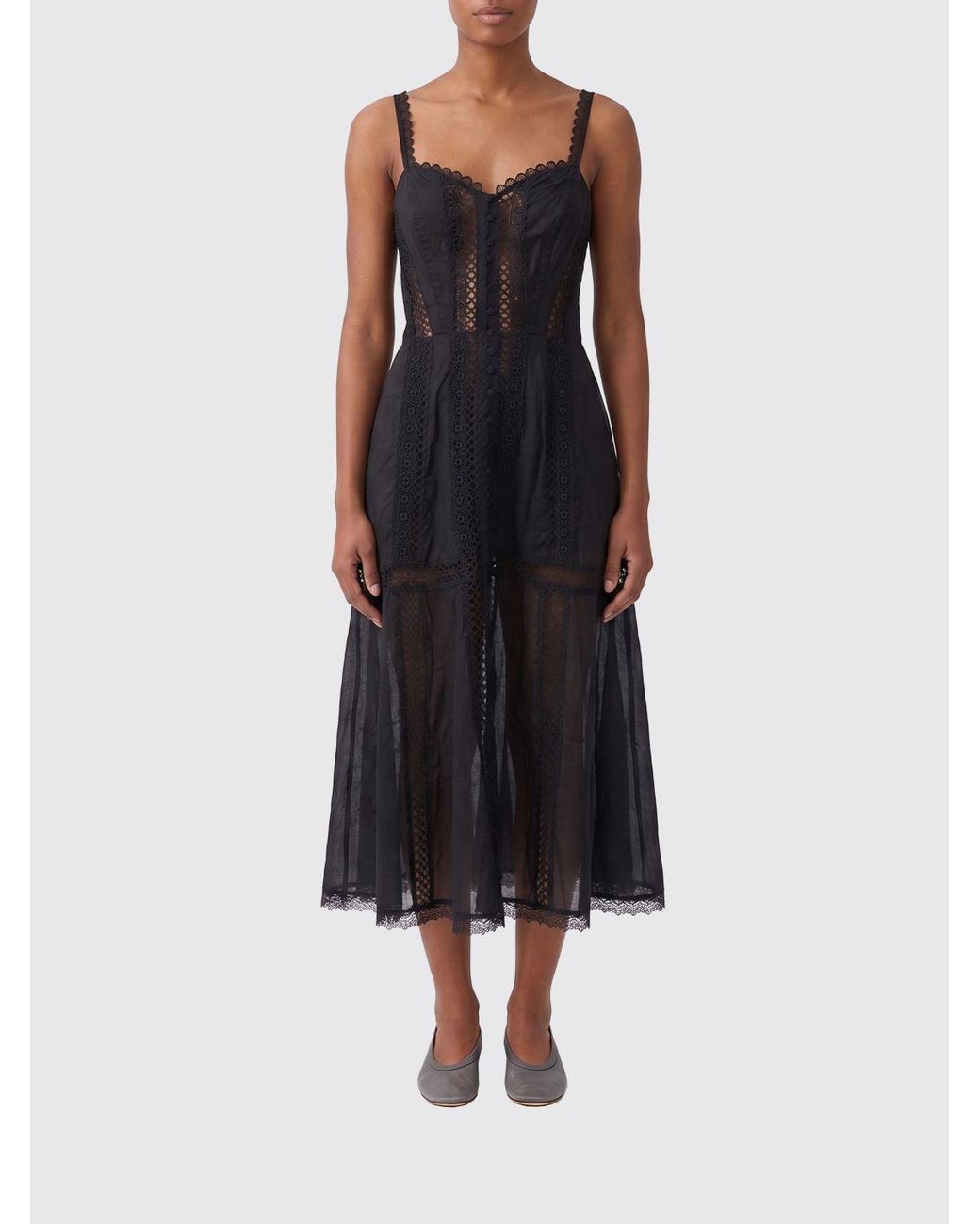 Chatrou Riz Charo Ruiz Dress Ibiza in Black | Lyst UK