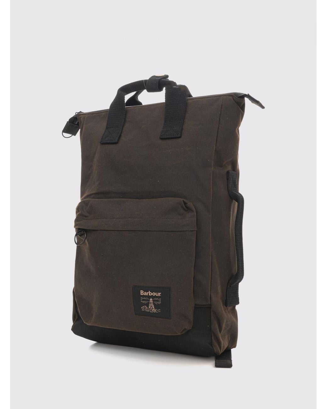 Barbour Black Backpack for men