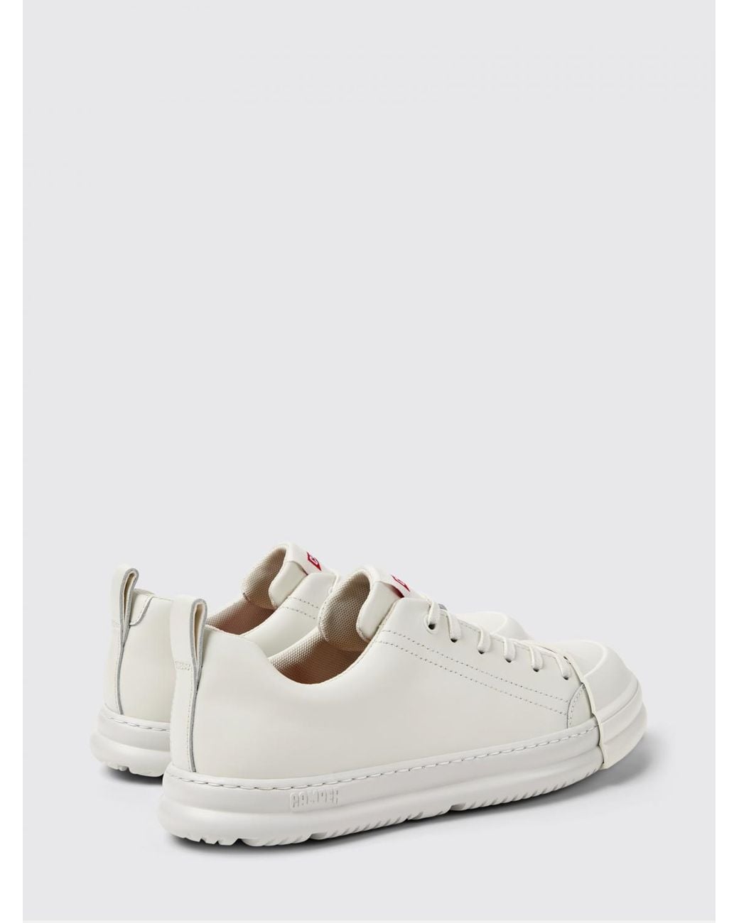 Camper White Junction Runner Leather Sneakers