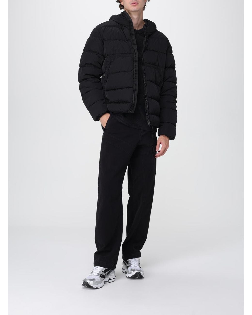 C P Company Black Trousers for men