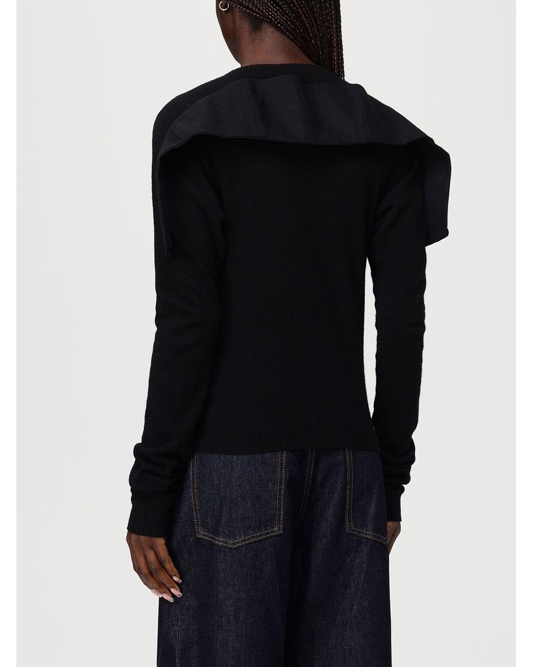 Moschino Couture Blue Wool And Cashmere Sweater