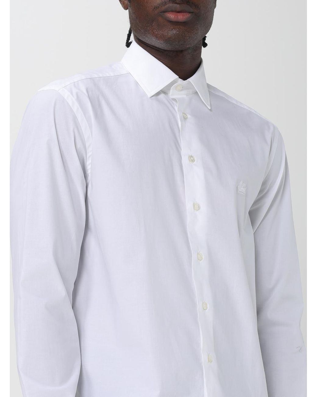 Etro White Classic Cotton Shirt By for men