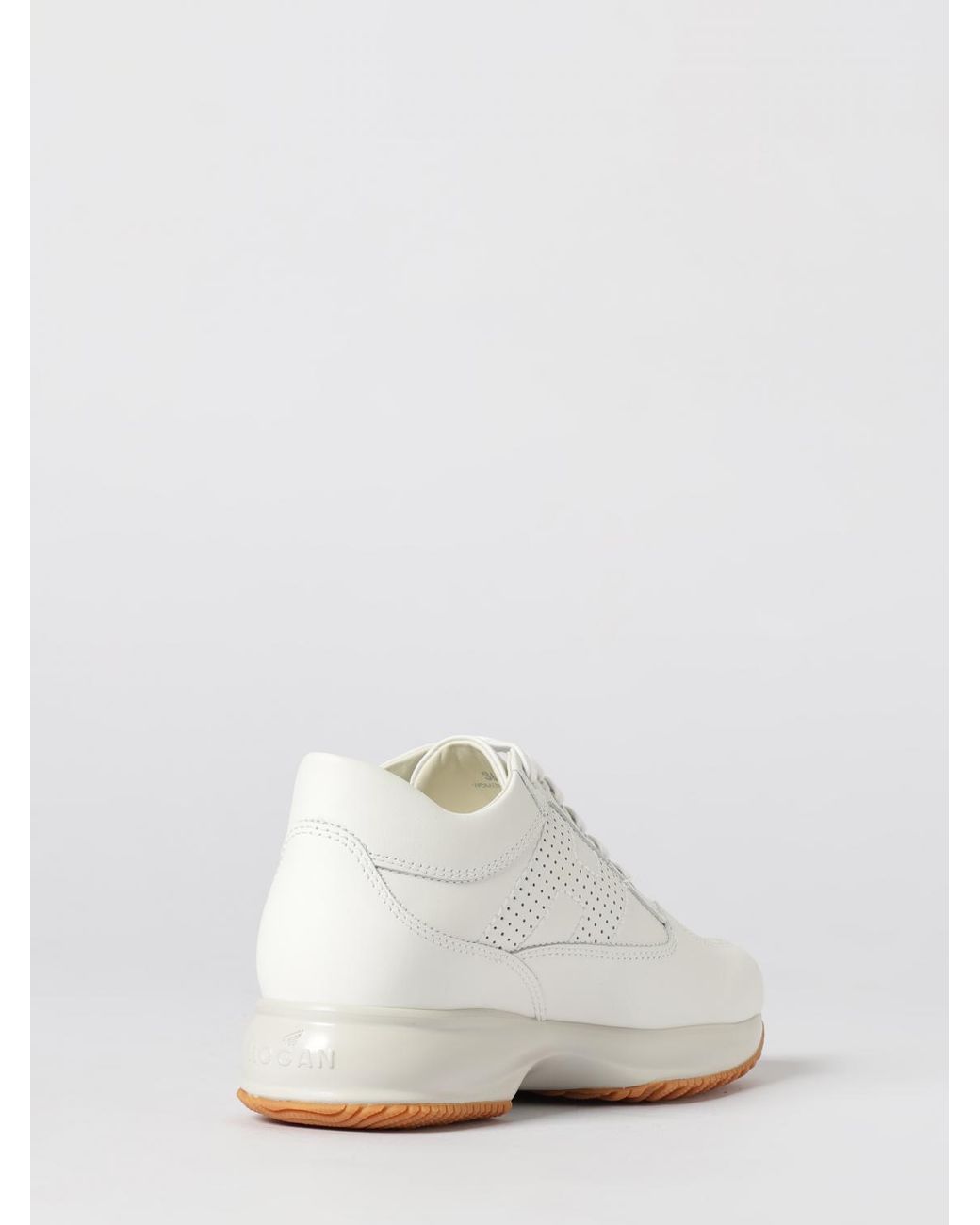 Hogan White Interactive Leather Sneakers