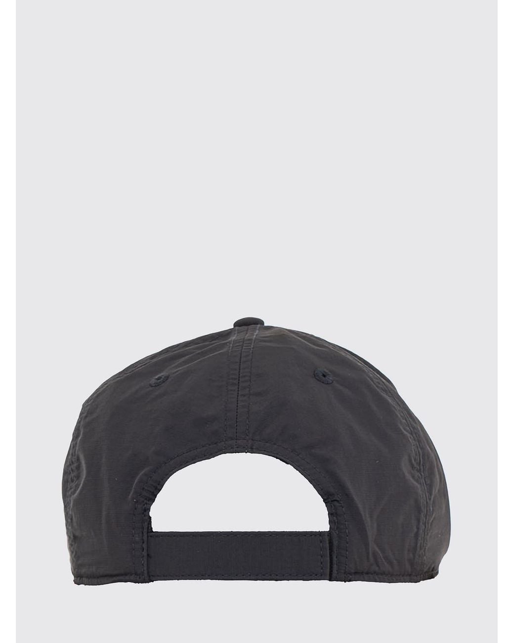 Boss Gray Technical Fabric Baseball Cap With Contrast Logo And Adjustable Strap for men