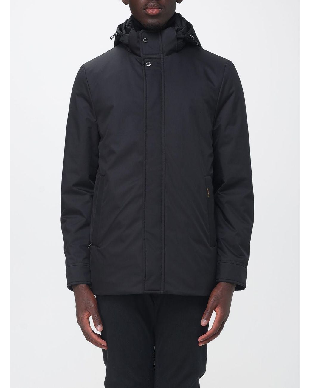 Moorer Blue Petrini Padded And Windproof Parka With Adjustable Hood for men