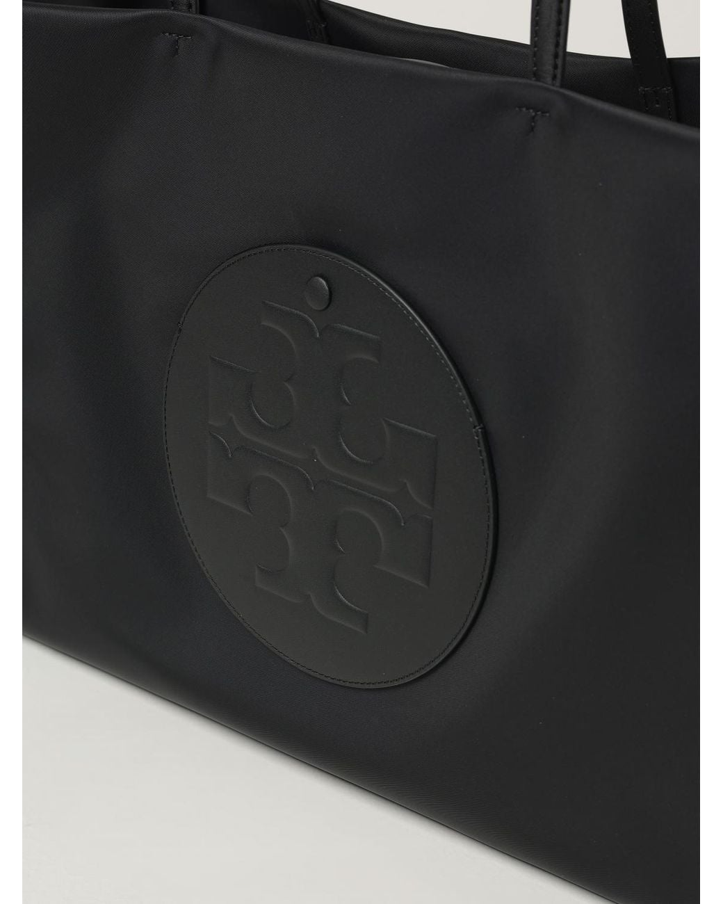 Tory Burch Black Ella Tote Shoulder Bag