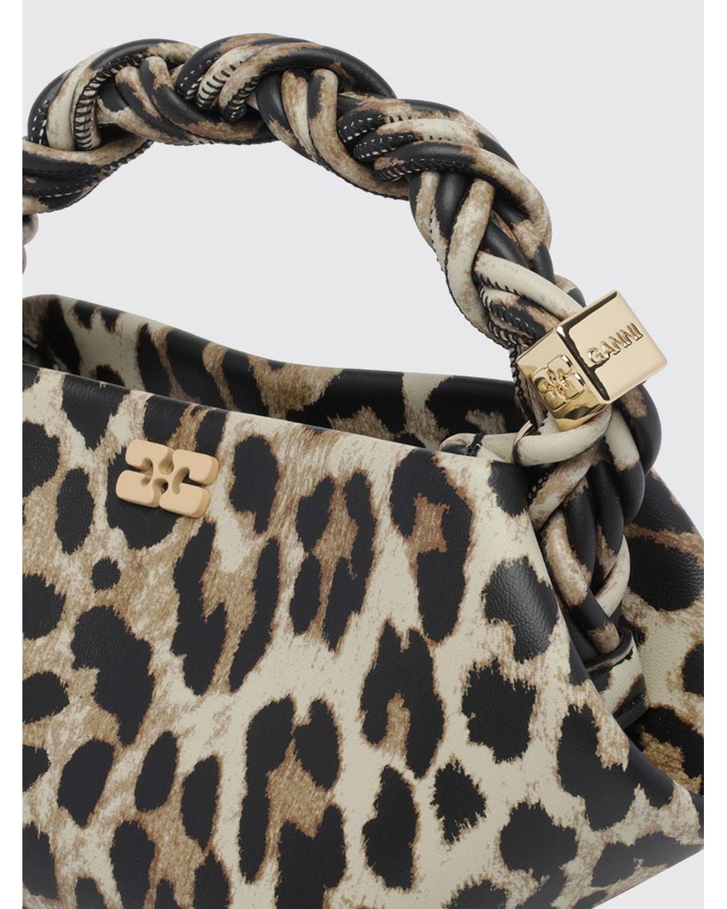 Ganni Metallic Handbag