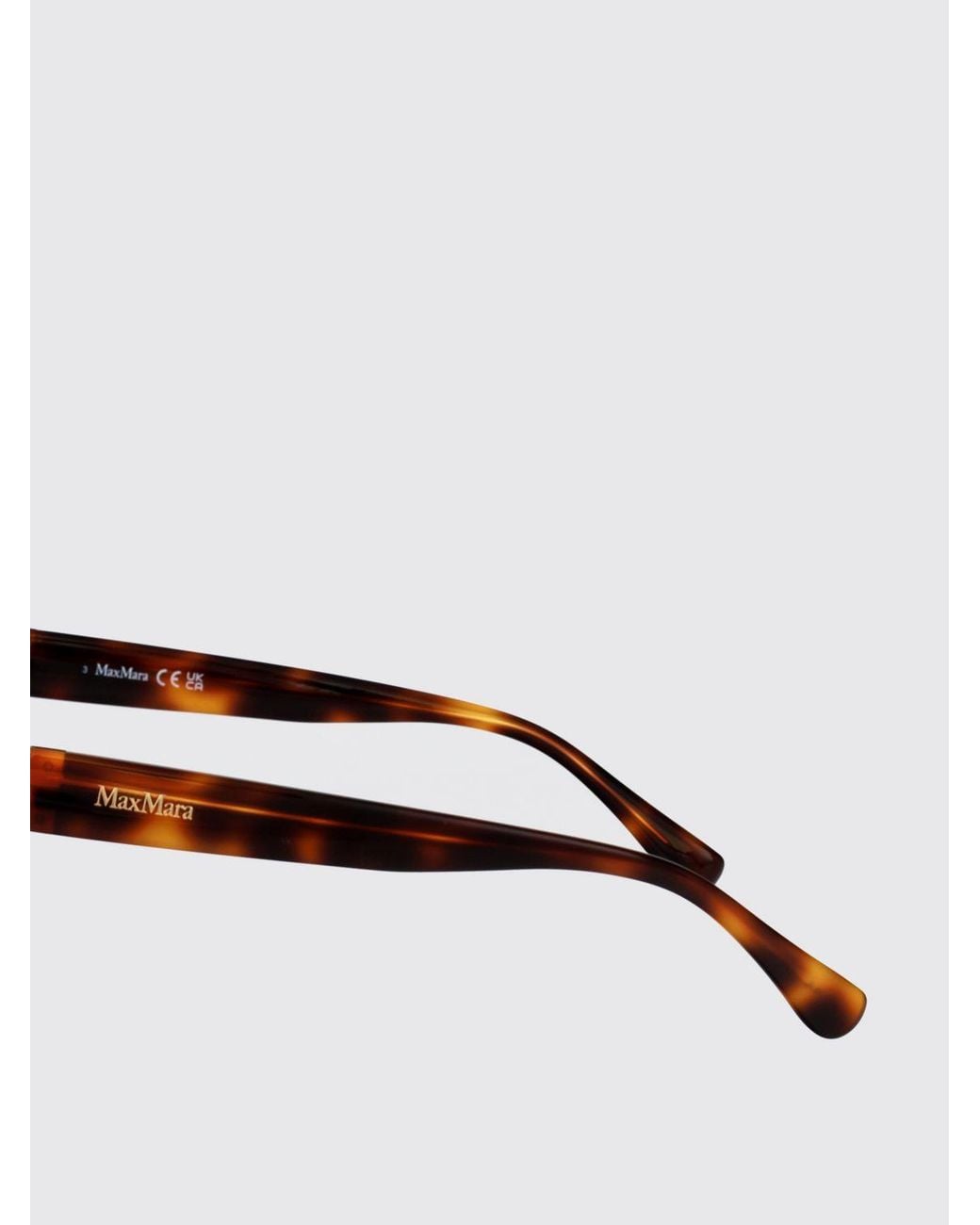 Max Mara Brown Acetate Sunglasses
