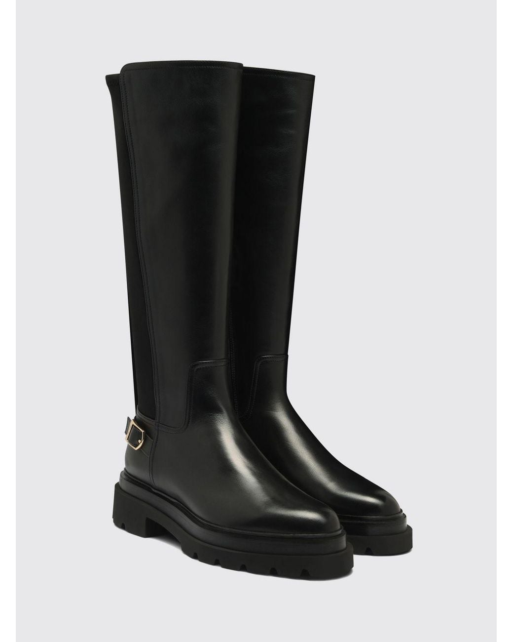 Santoni Black Boots