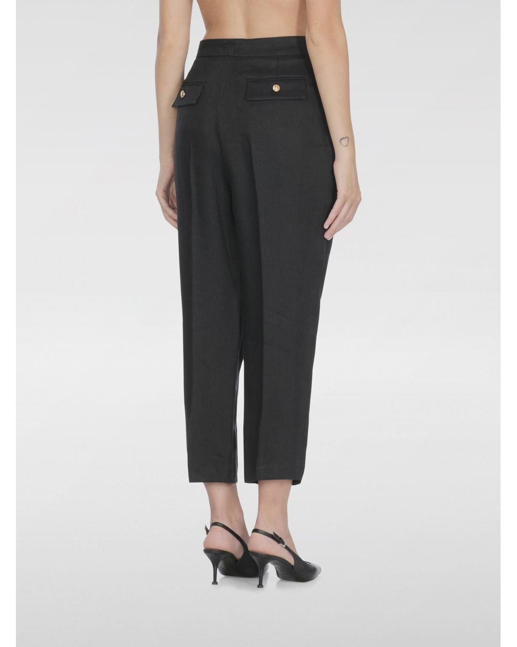 Elisabetta Franchi Black Trousers