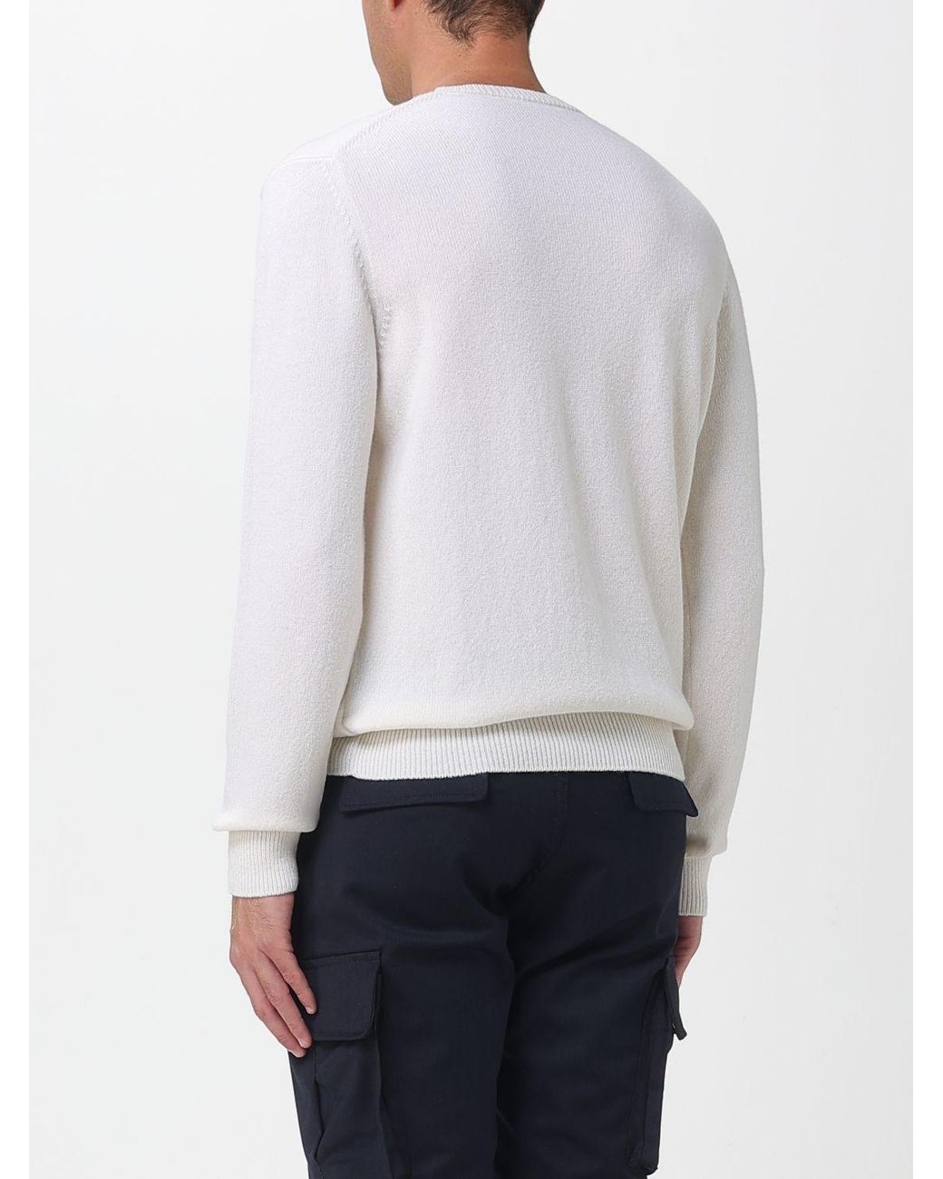 Pullover di Zanone in White da Uomo